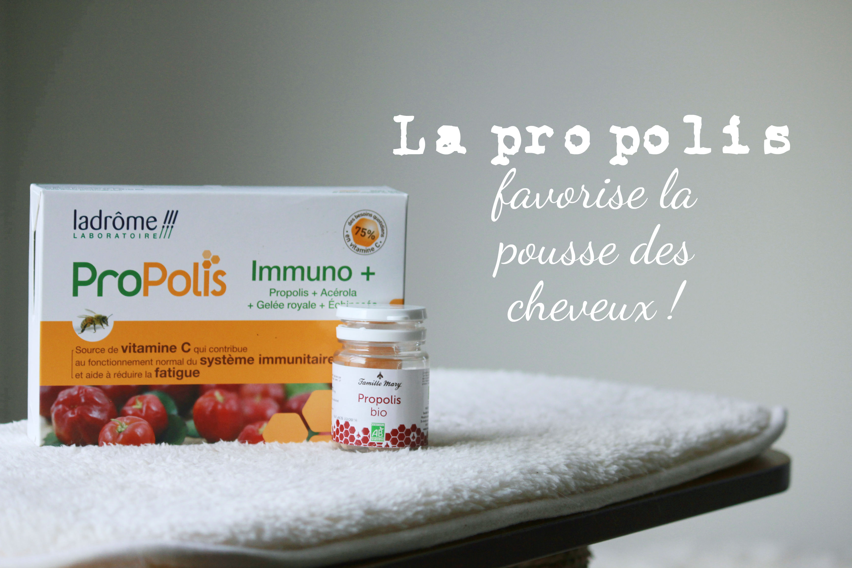 Propolis pousse cheveux