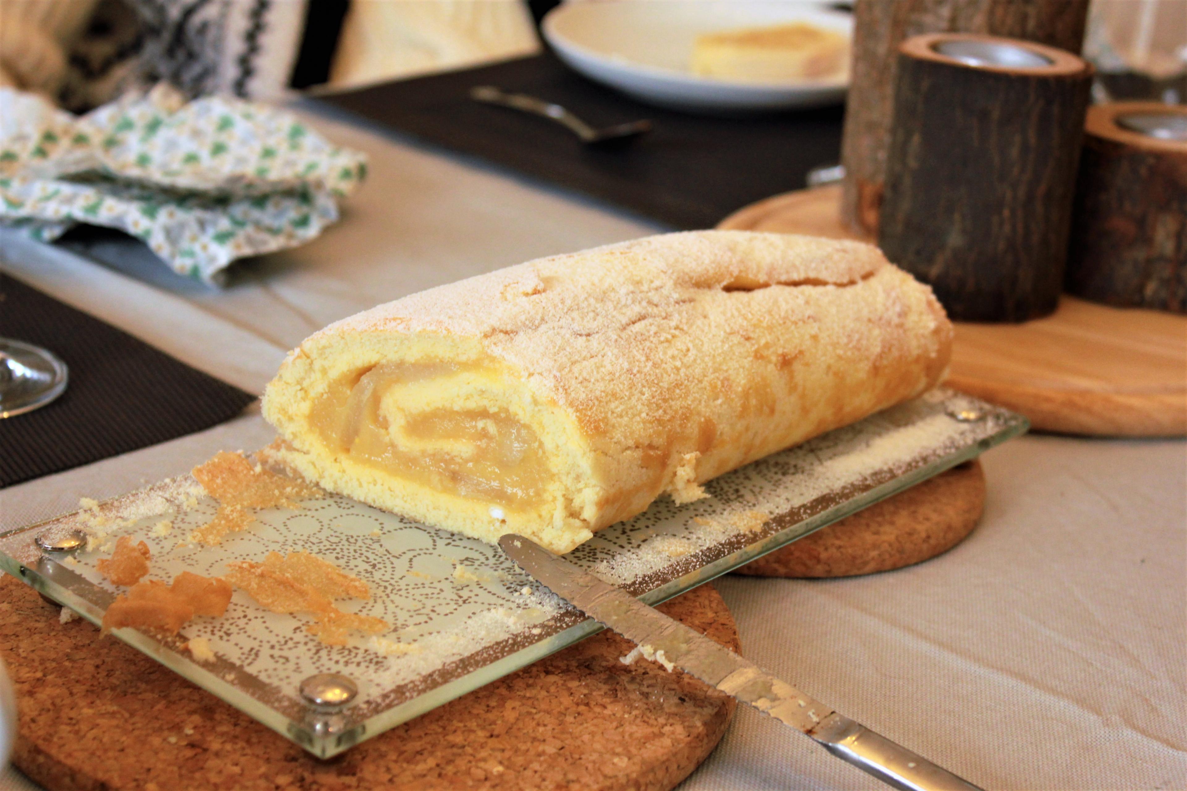 Buche de Noel sans gluten et sans lait