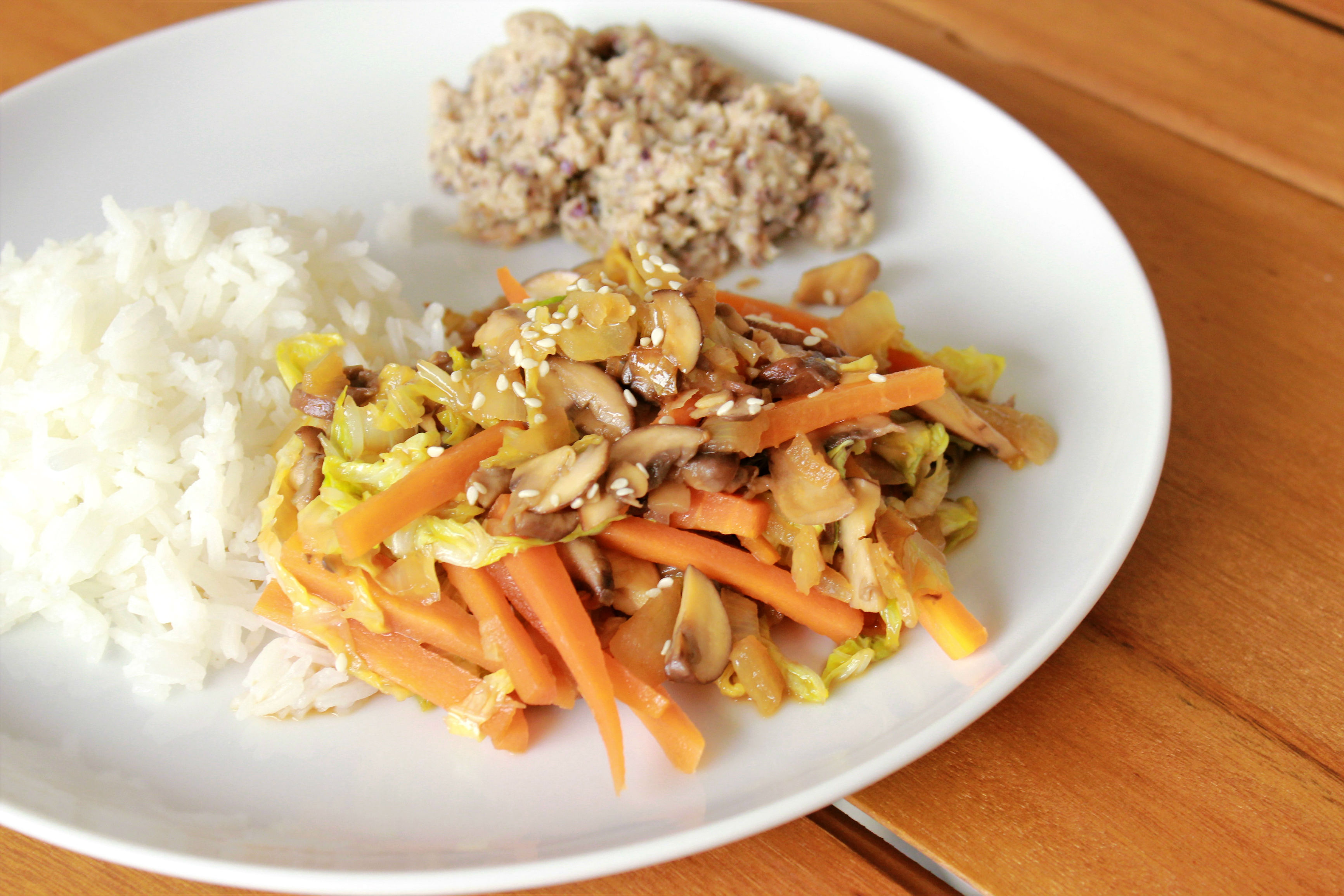 sauté de légumes à la Japonaise