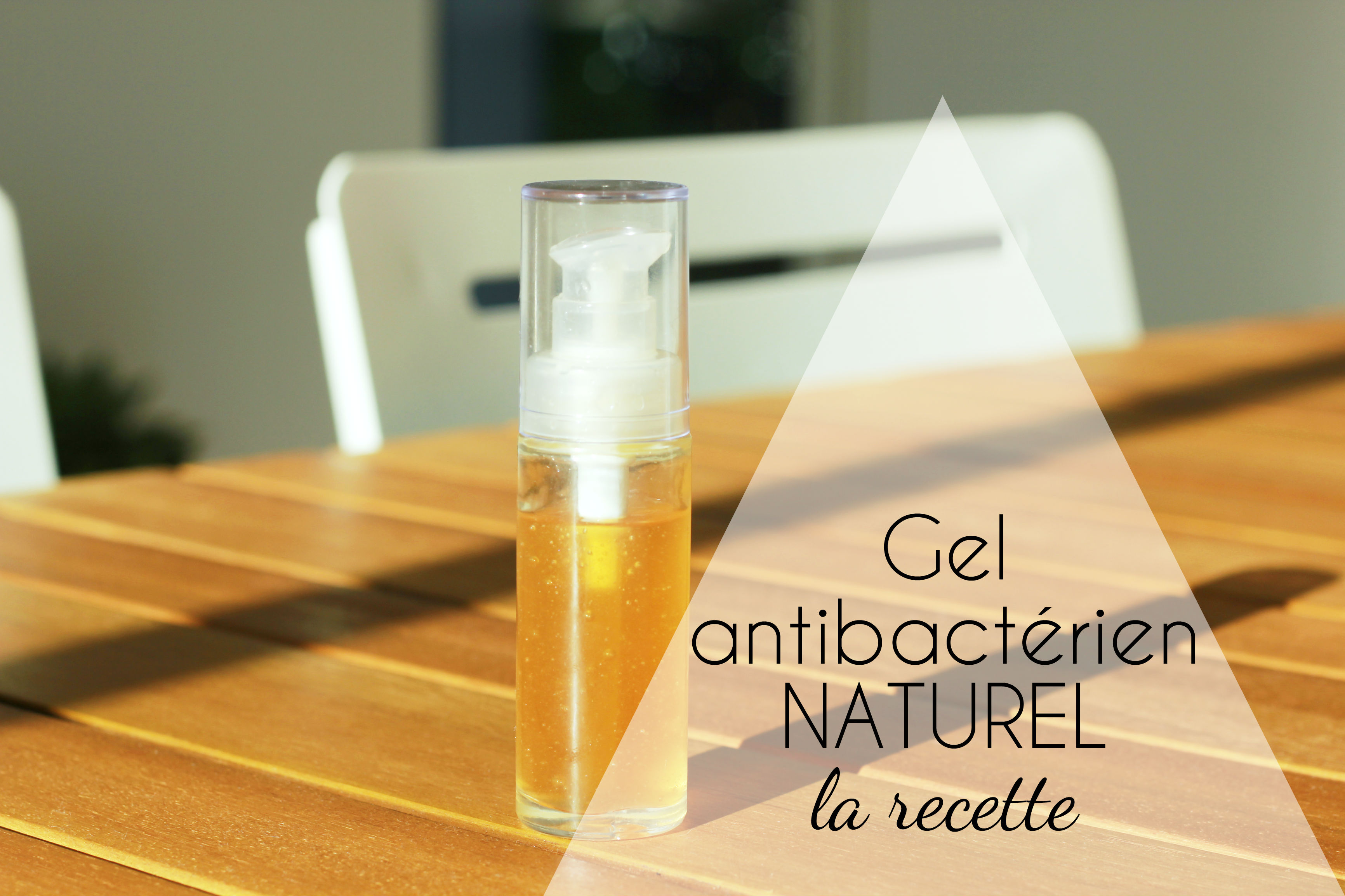 Gel antibactérien naturel pour les mains