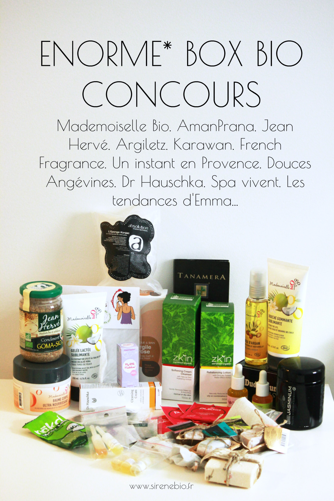 concours énorme box bio