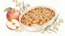 Crumble aux pommes sans gluten : ma recette simplissime