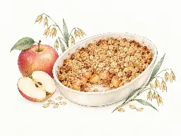 Crumble aux pommes sans gluten : ma recette simplissime
